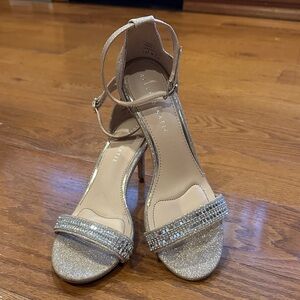 Bella Marie Sparkling Gold Heels